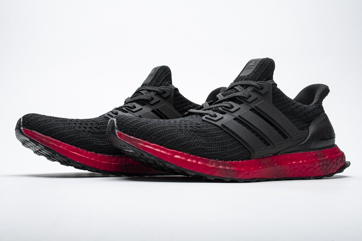 Ultra Boost 4.0 “Core Black/Solar Red”FV7282 - Image 3