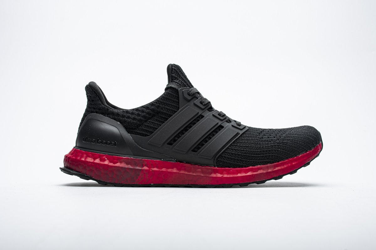 Ultra Boost 4.0 “Core Black/Solar Red”FV7282 - Image 2
