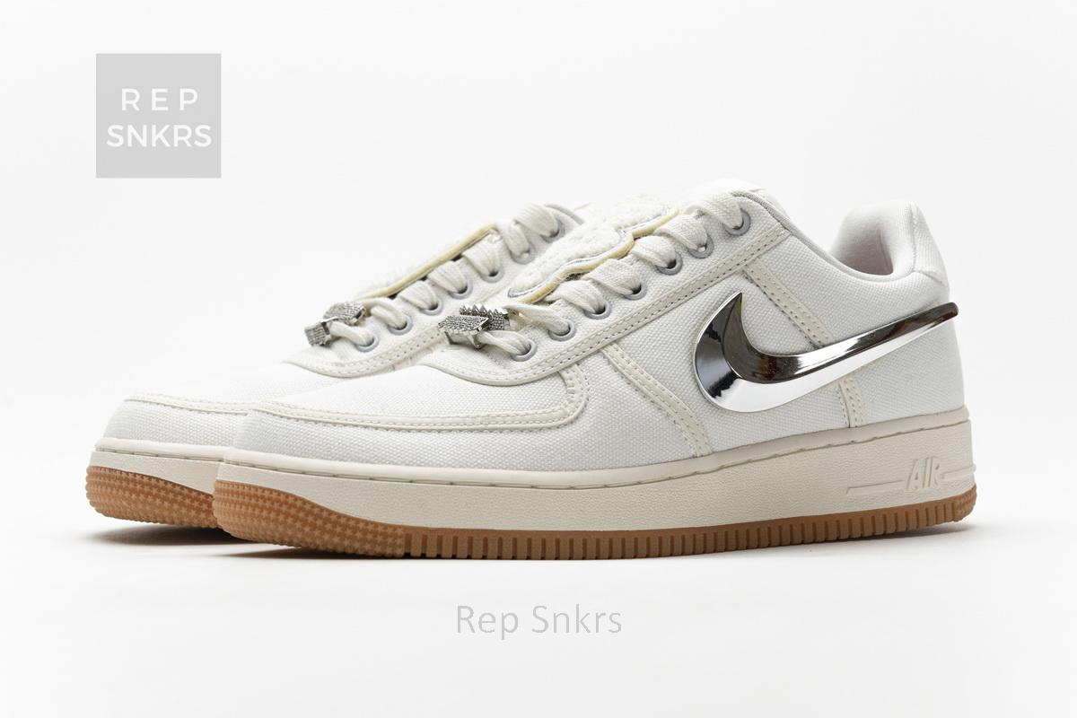 AQ4211-101 Travis Scott x Nike Air Force 1“Sail” - Image 4